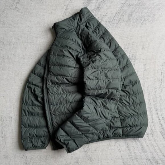 Dark Green Puffer Jacket - Picture 2 of 4